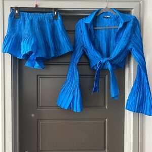 Fashion Nova Vibrant Blue Set